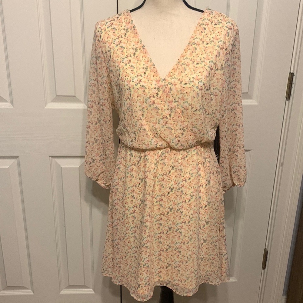 As U Wish Juniors Surplice Dress